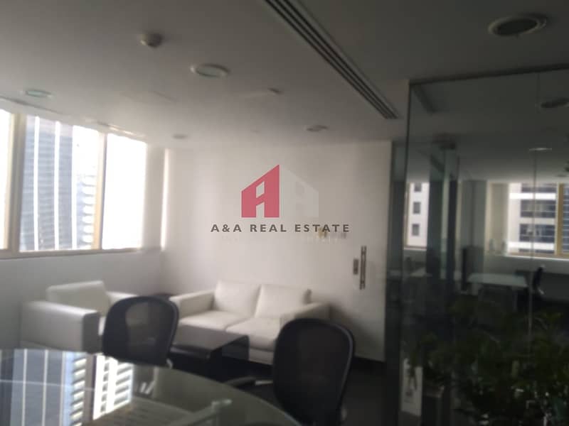 Furnished & partitioned office for Rent in fortune Executive Tower