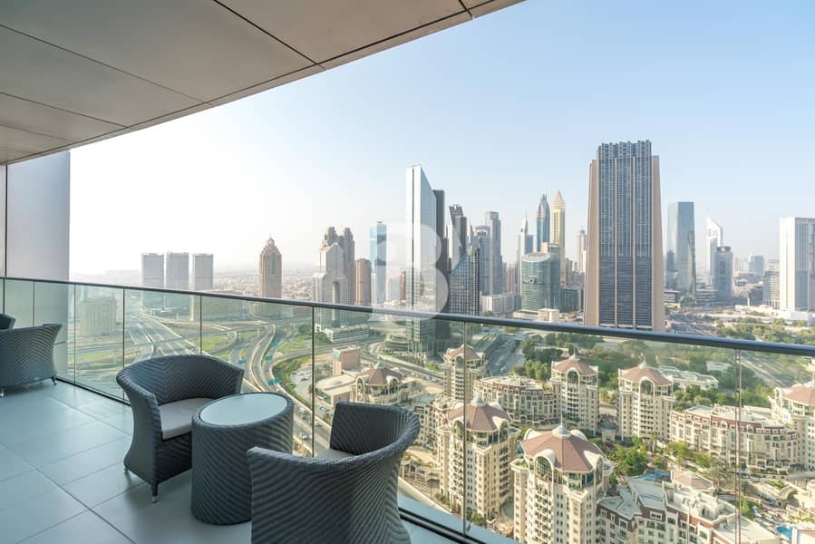 位于迪拜市中心，谦恭大道大厦 4 卧室的酒店式公寓 1150000 AED - 8213573