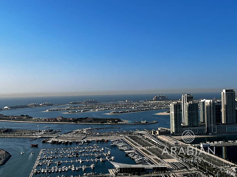 Sea and Ain Dubai view | Fendi design | Rented