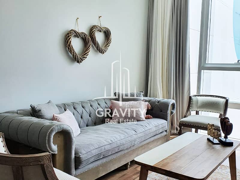 Mesmerizing Furnished High floor Apt in Al Reem