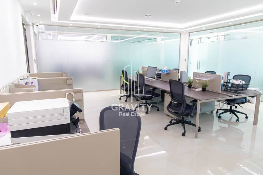 9 The most luxurious Furnished Office in Al Reem