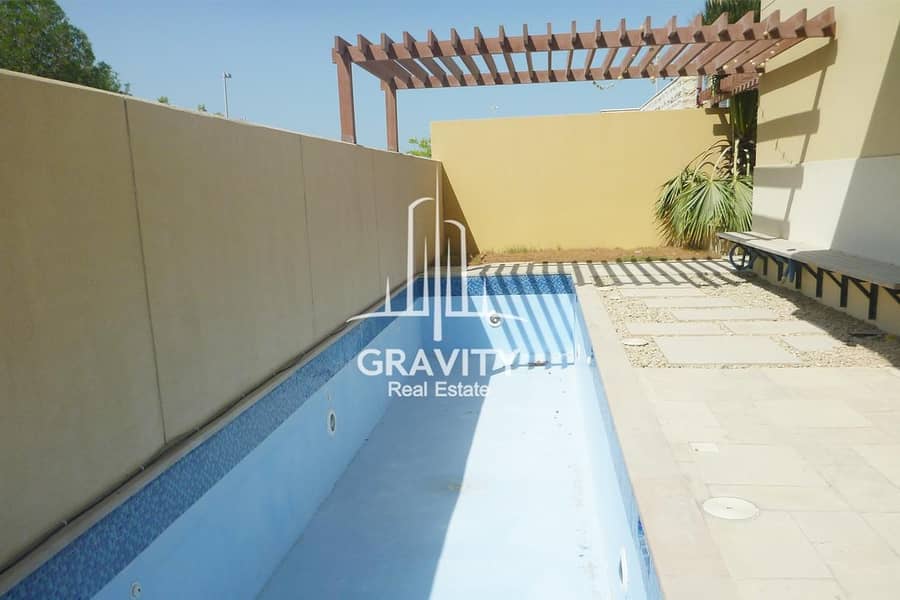 13 Fancy 4BR Villa in Al Raha Gardens W/ own Pool