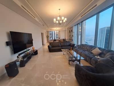 4 Bedroom Penthouse for Rent in Dubai Creek Harbour, Dubai - Skyline and Canal View I Fully Furnished I 4+Maid's Room