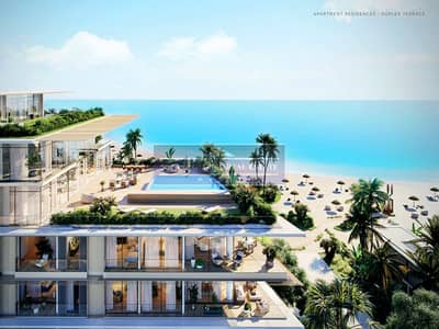 شقة 1 غرفة نوم للبيع في جزر دبي، دبي - beach-residence-rixos-view. jpg