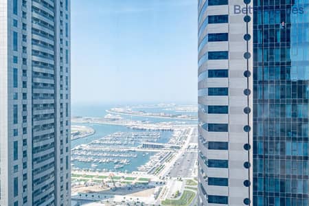 2 Bedroom Apartment for Rent in Dubai Marina, Dubai - Higher Floor | Furnished | Sea View