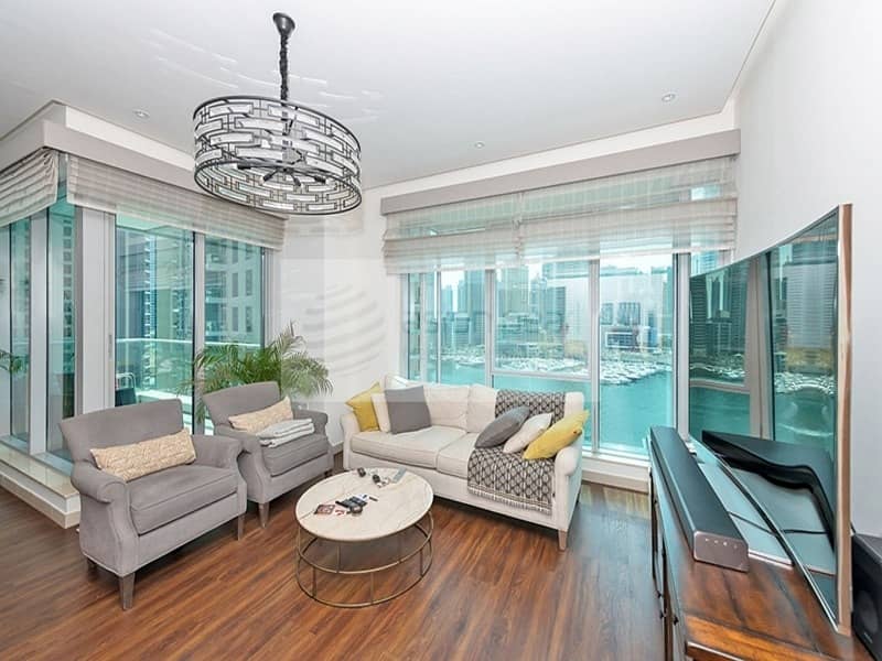 Vacant | Upgraded| Furnished 3BR |Full Marina View Vacant | Upgraded| Furnished 3BR |Full Marina View