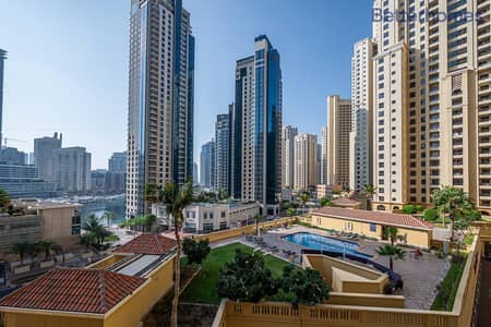 3 Bedroom Apartment for Sale in Jumeirah Beach Residence (JBR), Dubai - Partial Marina View | Low Floor | Tenanted