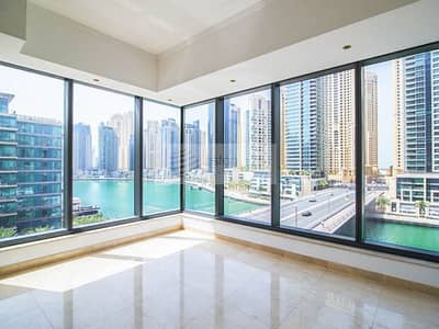 2 Bedroom Apartment for Rent in Dubai Marina, Dubai - Large 2 BR with 2 parking|Full Marina View| Vacant