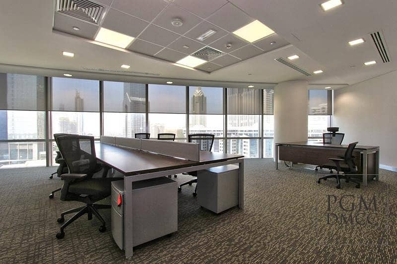 Fully Furnished Office Units in Emirates Financial Towers
