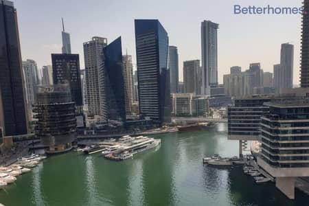 1 Bedroom Flat for Rent in Dubai Marina, Dubai - Full Marina View | Vacant | Furnished