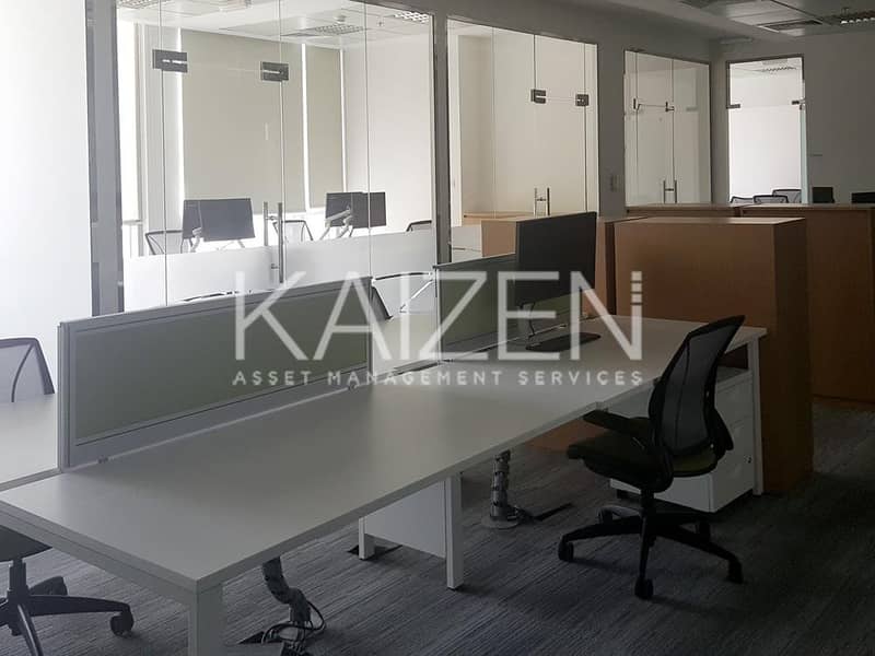 3 Fully Fitted and Furnished Office Space in a Premium Building