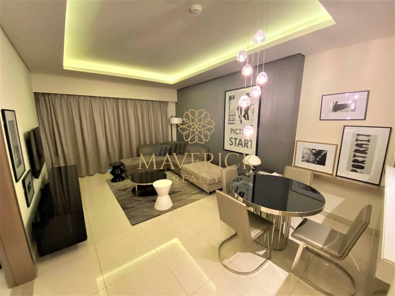 Luxury 1BR | Fully Furnished | 4 Cheques