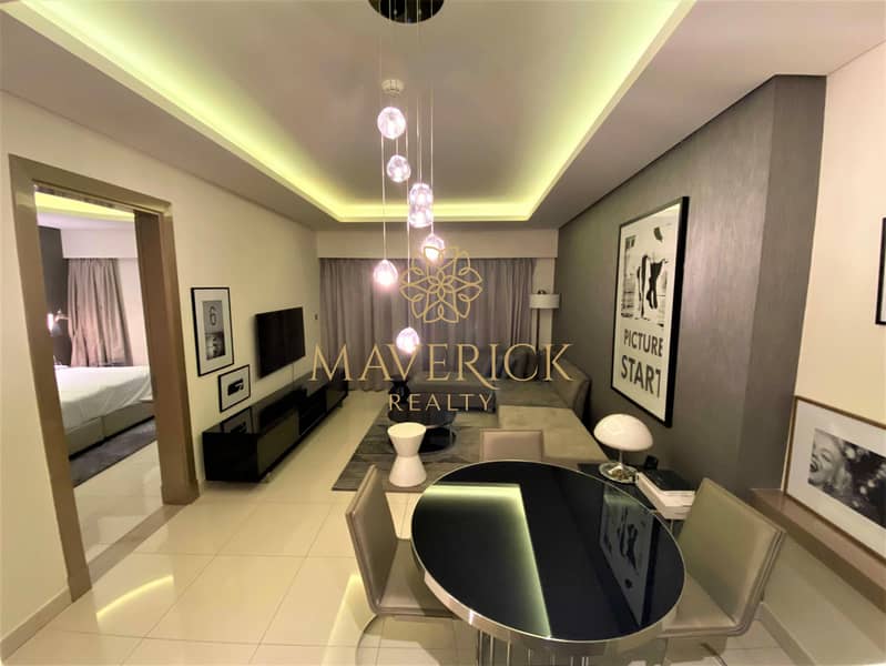 6 Luxury 1BR | Fully Furnished | 4 Cheques