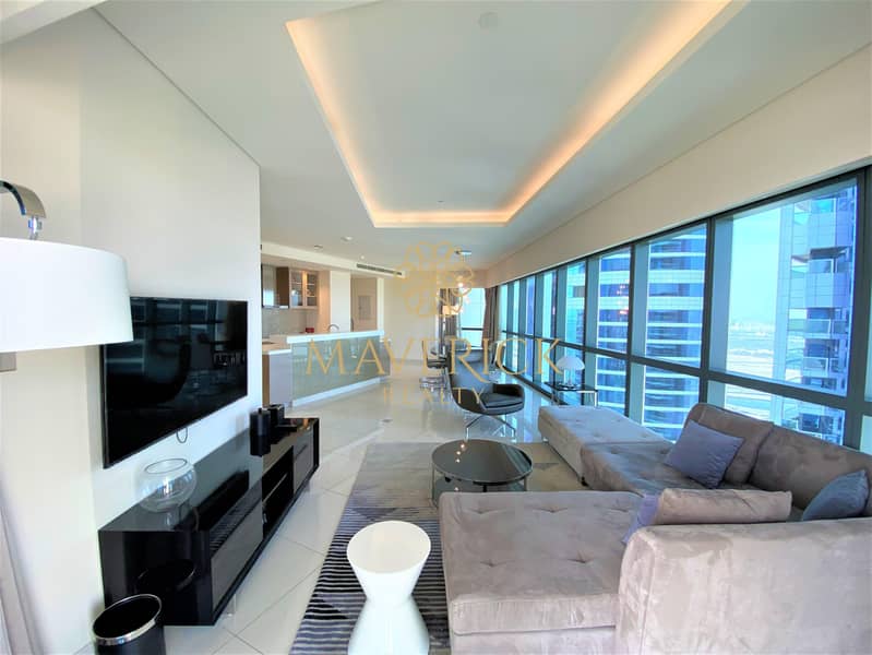 2 Panoramic View | Furnished 3BR+Maids/R | Highest Floor