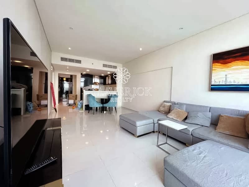 Furnished 2BR | Canal View | High Floor