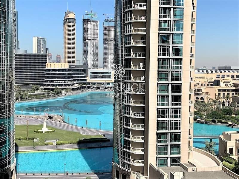 Burj+Fountain View | Chiller Free 2BR | Vacant