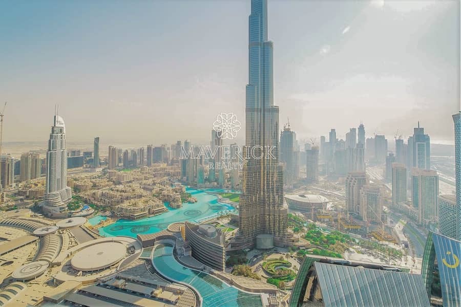 Full Burj+Fountain View | Furnished 4BR+Maids
