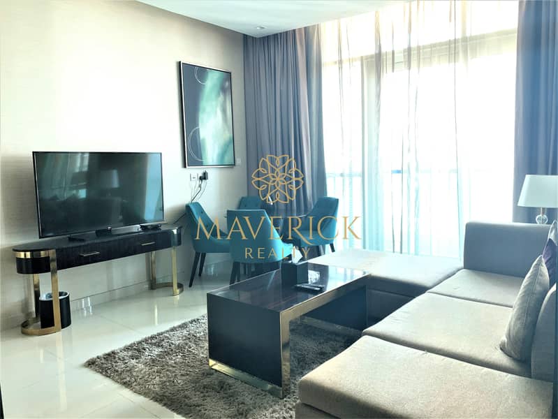 8 Furnished 2BR | Canal View | High Floor