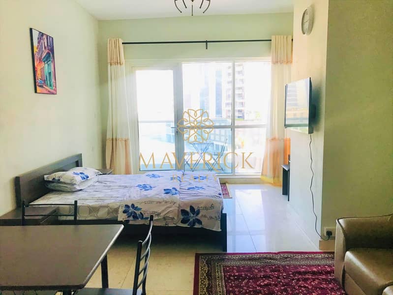 2 Furnished Studio | Spacious Layout | 4 Cheques