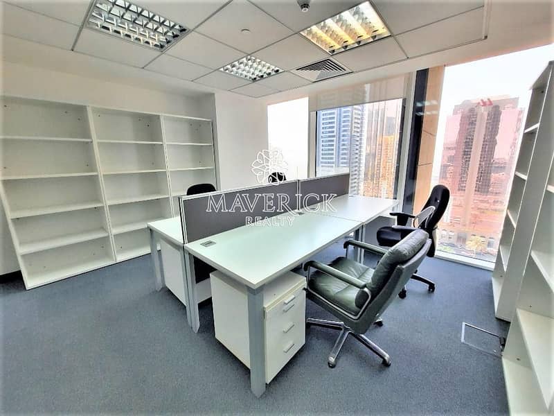 2 Fitted+Partitioned+Furnished Office | Near Metro