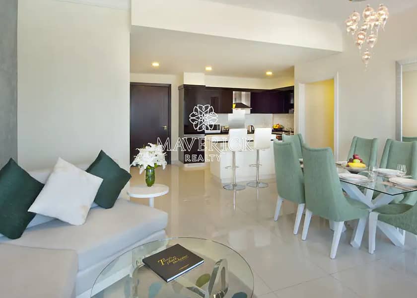 位于迪拜市中心，招牌酒店式公寓 2 卧室的公寓 1499990 AED - 5802284
