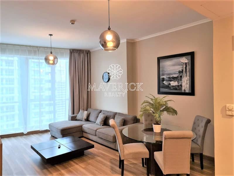 Furnished 1BR | Prime Location | Marina View