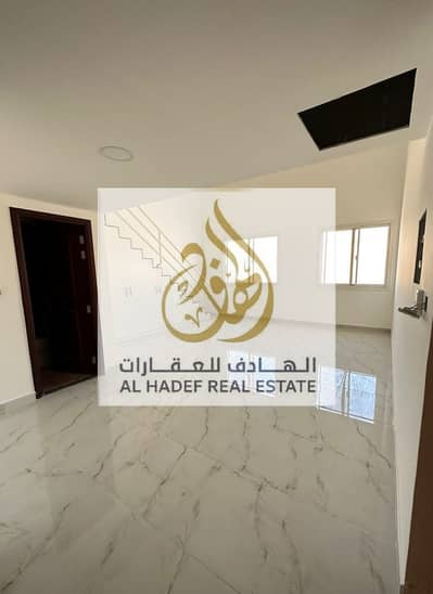For annual rent in Ajman   Two-room apartment and a hall for the first inhabitant with closets in the walls in the Al-Jarf area, 3 duplexes with a bal