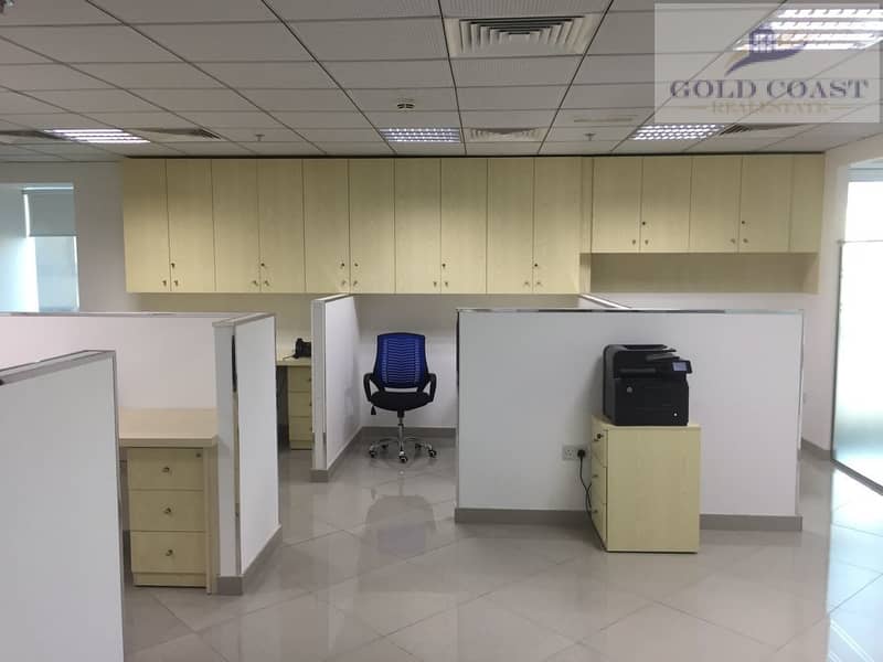 Very Spacious and Furnished Office in Sheikh Zayed Road