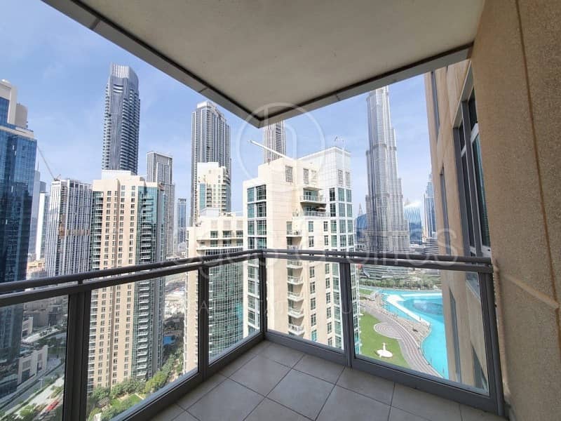 SPACIOUS 2BEDS | HIGH FLOOR | FOUNTAIN + BURJ VIEW