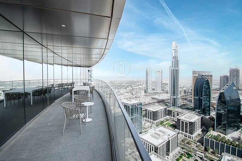 位于迪拜市中心，谦恭公寓天际景观综合大厦 3 卧室的公寓 630000 AED - 6920501
