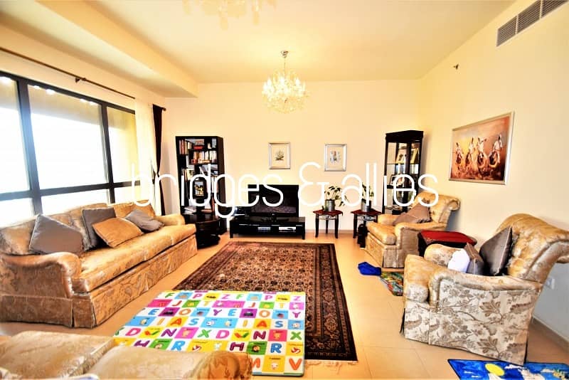 3 Unfurnished | 3 bed + maid | Marina view