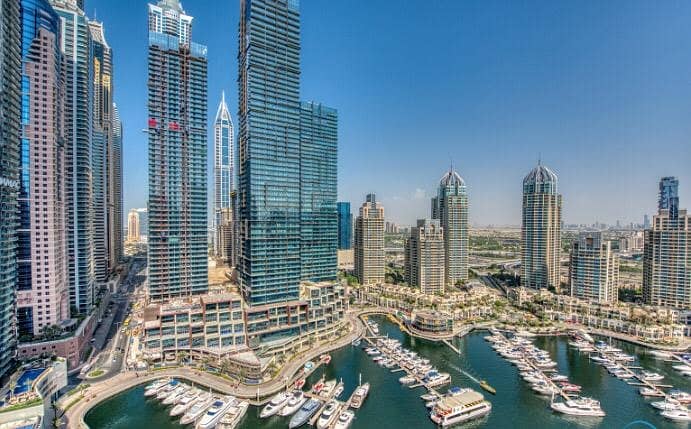 位于迪拜码头，蓝色鸢尾大厦 1 卧室的公寓 1550000 AED - 6013389