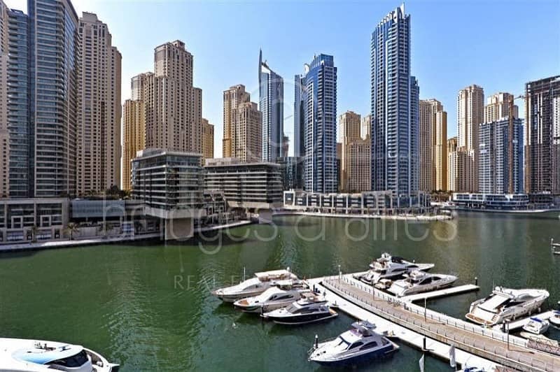 LUXURIOUS | 1 BED | FULL MARINA VIEW | VACANT