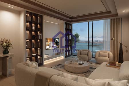 3 Bedroom Apartment for Sale in Al Marjan Island, Ras Al Khaimah - 9. Nobu Apartments - Living room. jpg