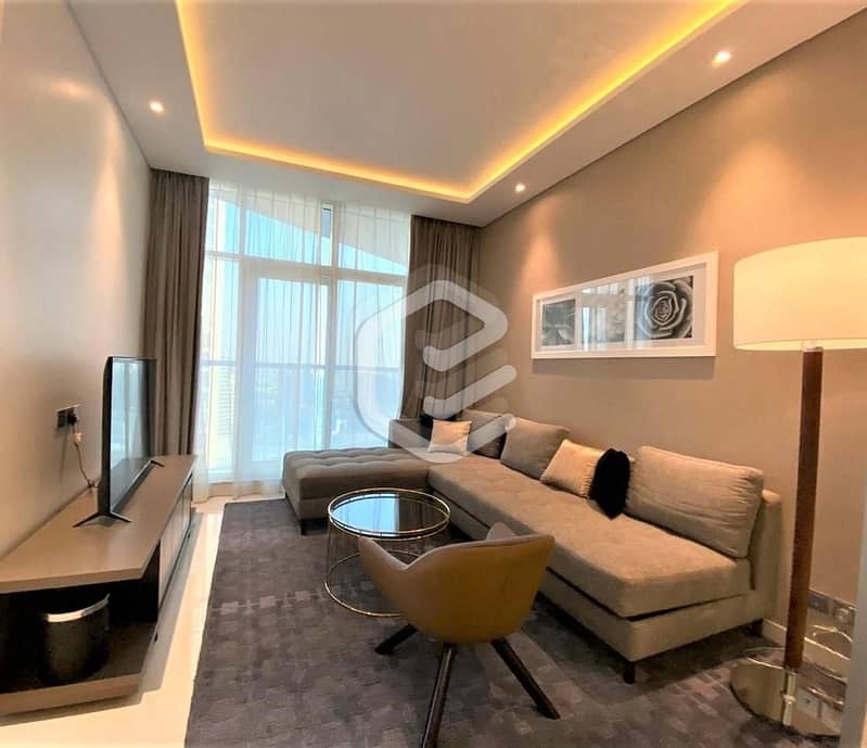 5 On High Floor | Furnished 1 Bedroom | Canal View