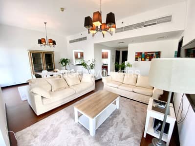 1 Bedroom Flat for Rent in Jumeirah Lake Towers (JLT), Dubai - Corner Unit | Big Layout | Furnished | Lake View