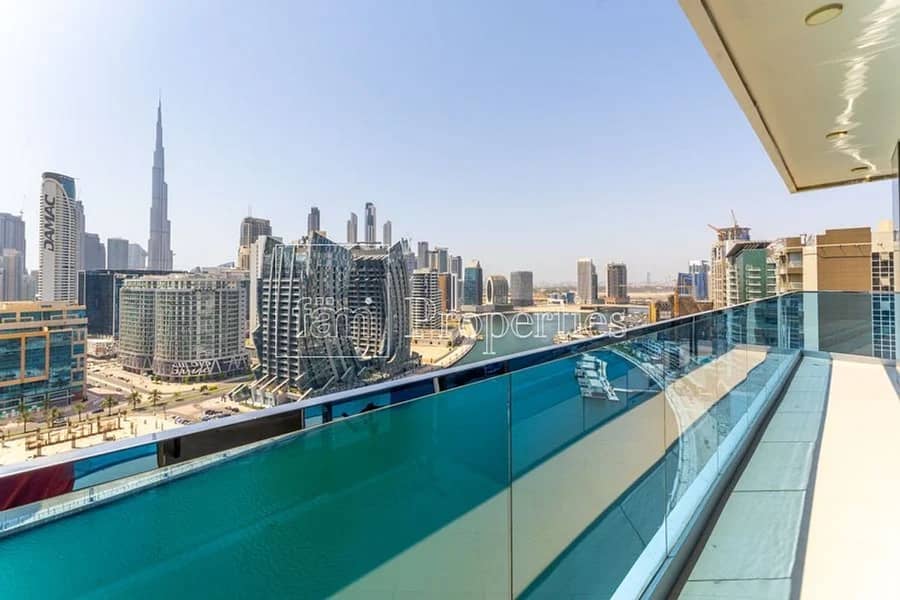 Canal and Burj View | Vacant | Furnished