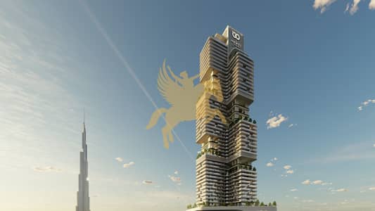 1 Bedroom Flat for Sale in Downtown Dubai, Dubai - Image_Society House_Building with Burj Khalifa. png