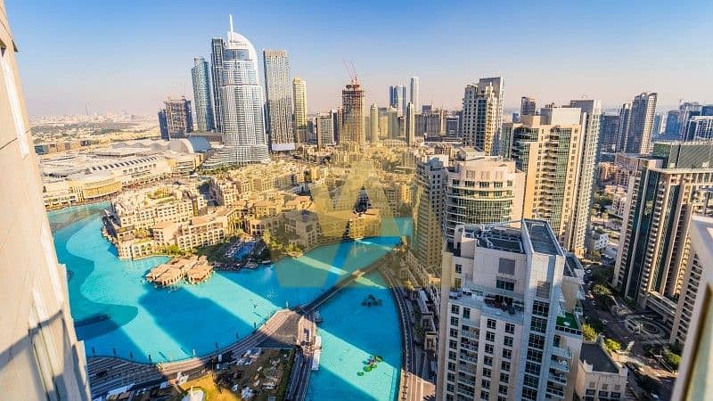 2 AMAZING VIEW BURJ & FOUNTAIN|3 BBR+M|HUGE TERRACE