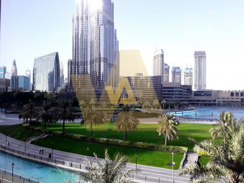 FACING BURJ AND FOUNTAIN|3 BR+M|UPGRADED|CH-FREE