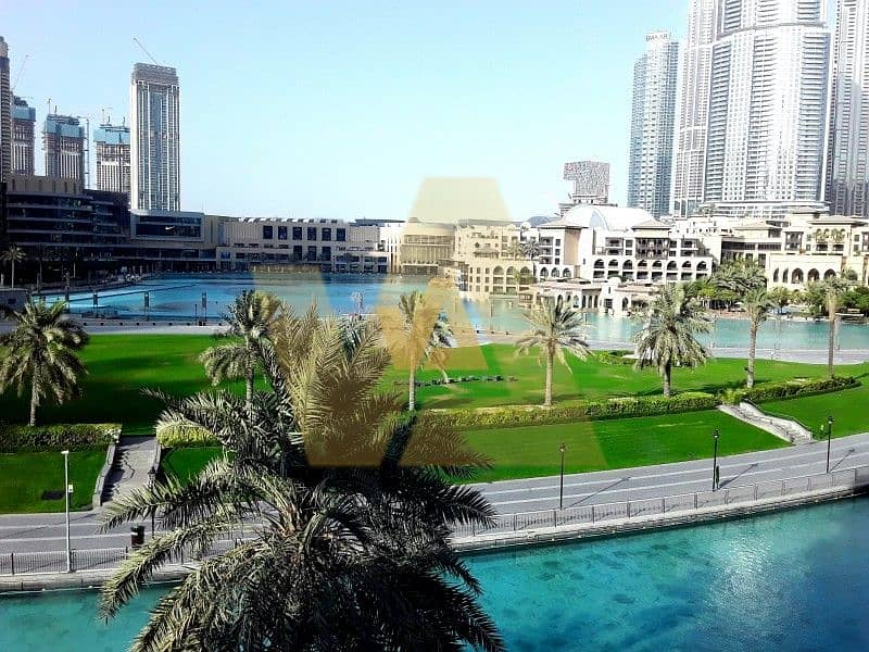 14 FACING BURJ AND FOUNTAIN|3 BR+M|UPGRADED|CH-FREE