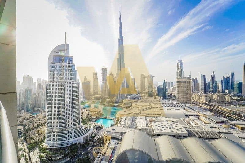 4 Furnished| Full Burj and Fountain View |High Floor