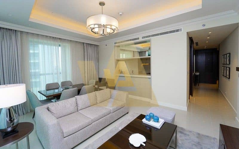 10 Furnished| Full Burj and Fountain View |High Floor