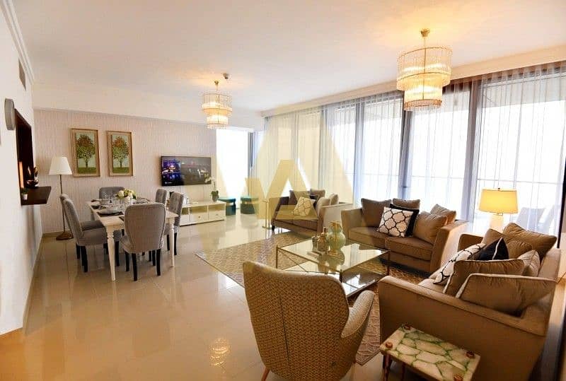 2 2 Bed Fully Furnished |Chiller Free Fountain & Khalifa view