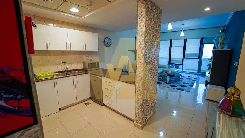 3 Partial Sea View|Furnished|3BR|Close to Marina Mall
