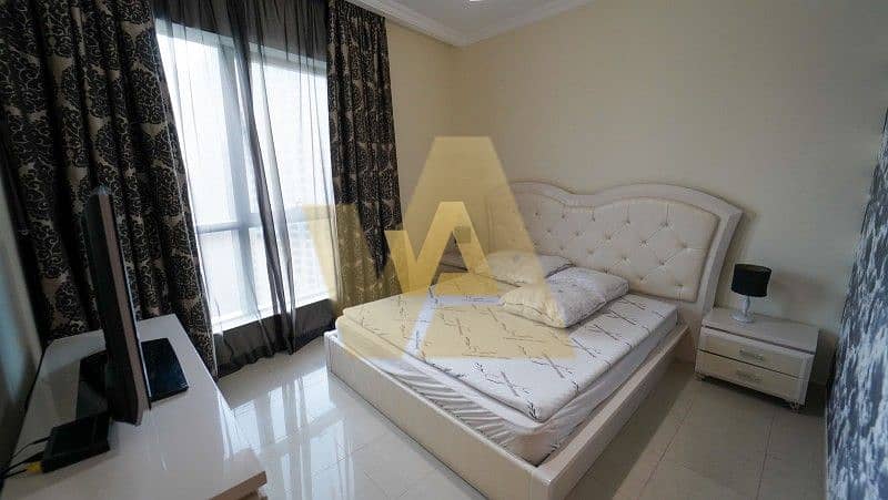 9 Partial Sea View|Furnished|3BR|Close to Marina Mall