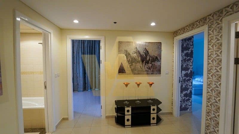 14 Partial Sea View|Furnished|3BR|Close to Marina Mall