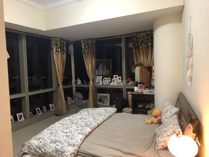 4 Full sea view Furnished 3BR+Maid room with Balcony