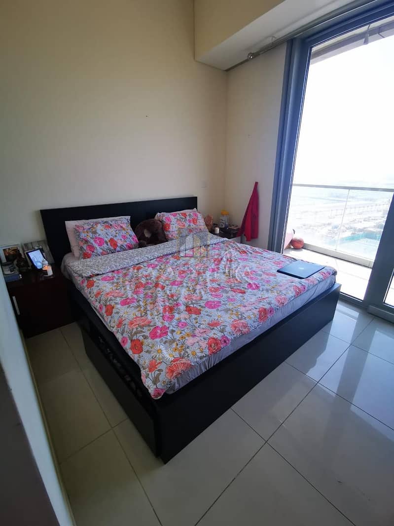5 Full sea view Furnished 3BR+Maid room with Balcony
