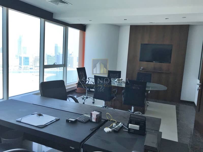 5 Fitted Office w/ Full Canal and Burj View